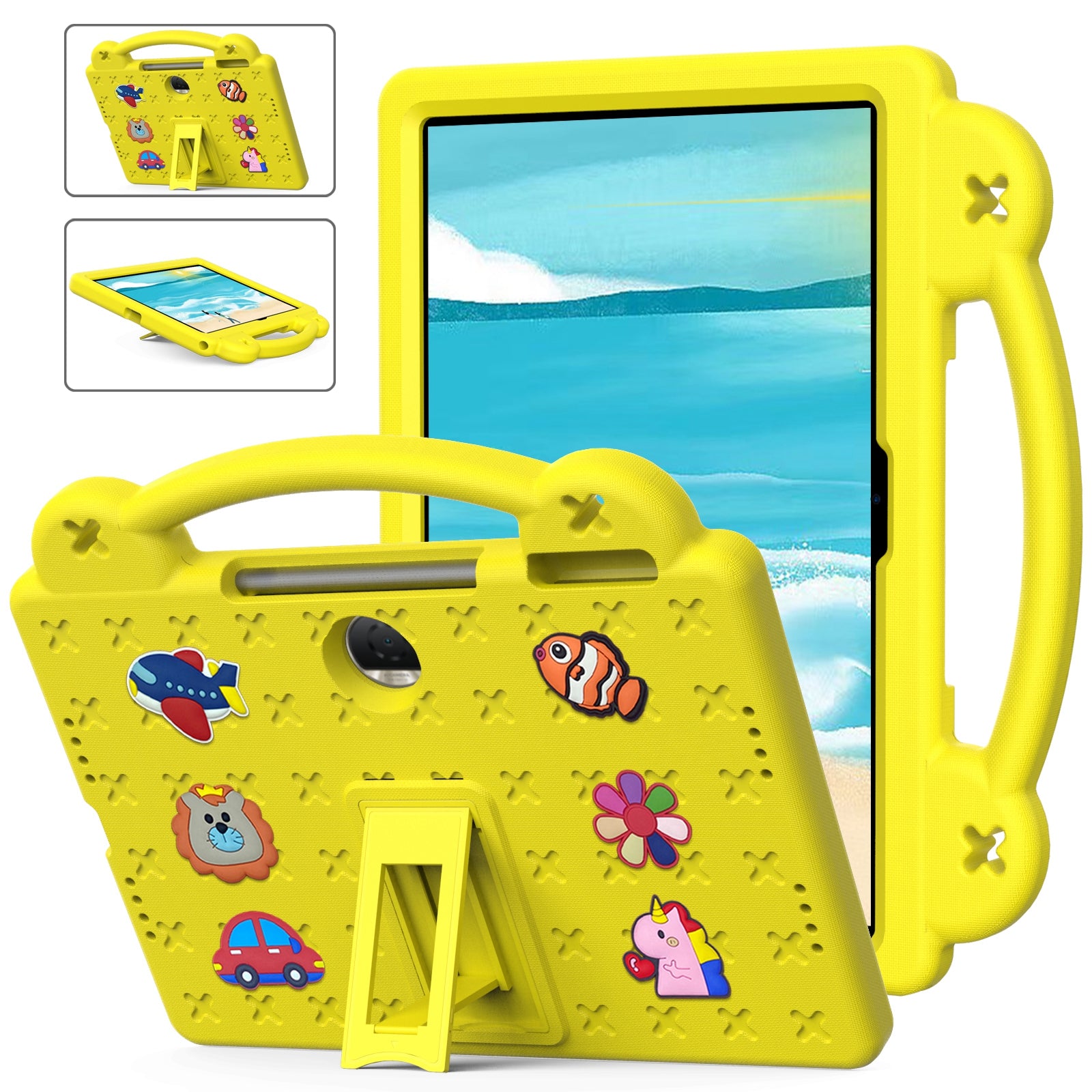 For Honor Pad 9 Tablet Case Anti-scratch EVA Cute Patterns Kickstand Cover with and Handle For Honor Pad 9 Tablet Case Anti-scratch EVA Cute Patterns Kickstand Cover with and Handle